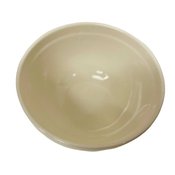 Rae Dunn Artisan Collection "Pinch" Mixing Bowl 6" Diameter White Ceramic - Picture 2 of 6